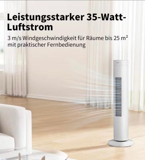 Aeco Airx - مروحة تهوية برجية صامتة - Turmventilator Leise & Leistungsstark
